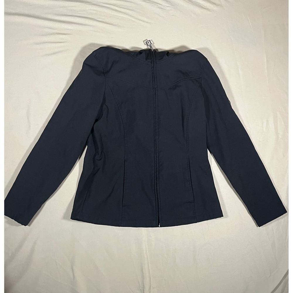 ZeroXposur Womens Black Hooded Softshell Jacket Fleece Lined Full‎ Zip Size M